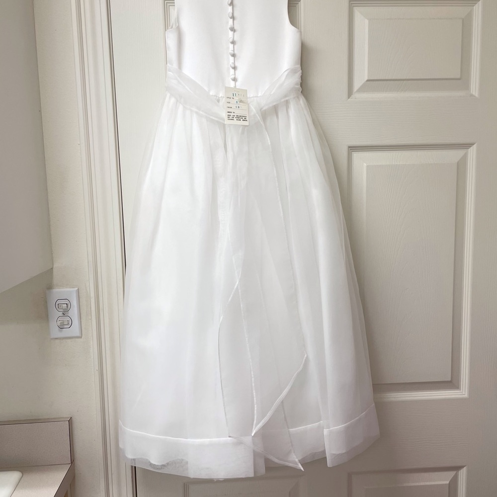 NWT Mon Cheri Flower Girl Dress,  Size 6 - Picture 9 of 16